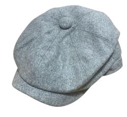 GORRA C/  GAJOS DE PAÑO 100% LANA - ESTILO PEAKY BLINDER