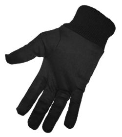 GUANTE PRIMERA PIEL COLOR NEGRO